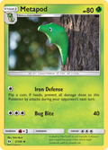 Metapod 002  SM Base Set - Uncommon