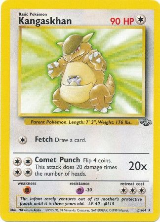 Kangaskhan (21) 021/64  - Unlimited Jungle - Rare