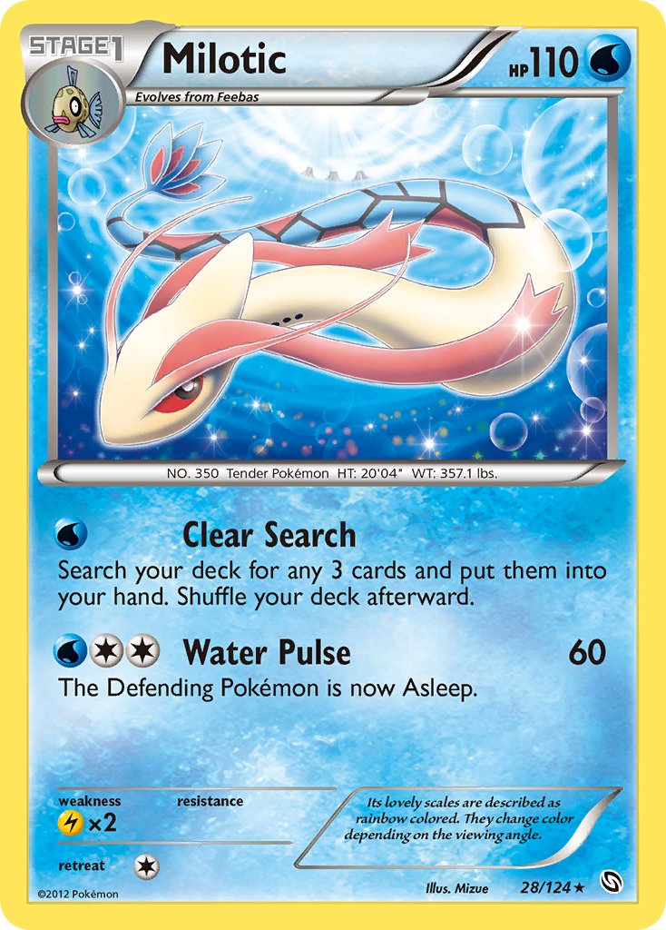 Milotic - 28/124/124  Deck Exclusives - Rare