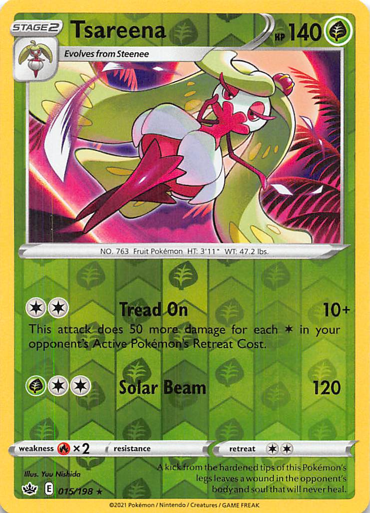 Tsareena 015  SWSH06 Chilling Reign - Rare