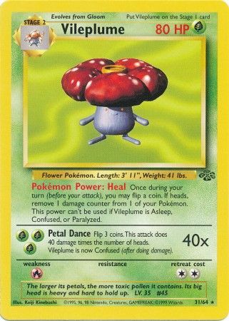 Vileplume (31) 031/64  - Unlimited Jungle - Rare