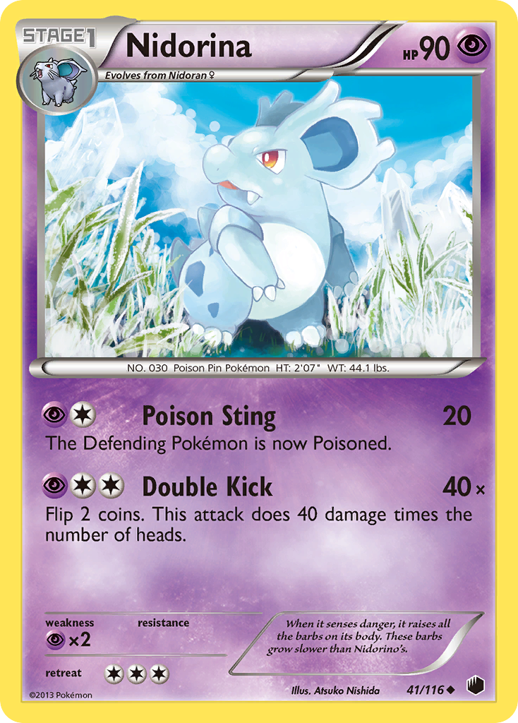 Nidorina/116  Plasma Freeze - Uncommon