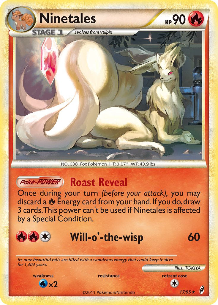 Ninetales - 17/95 (Call of Legends)/095  Deck Exclusives - Rare