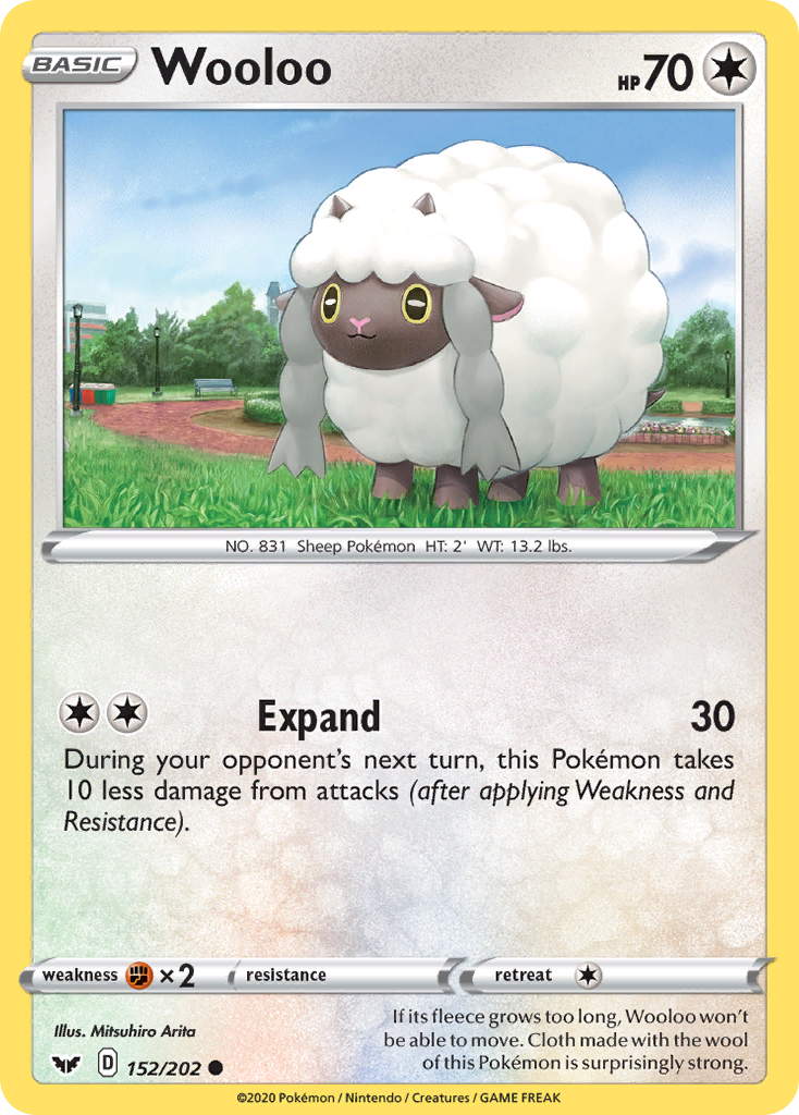 Wooloo (152) 152  SWSH01 Sword & Shield Base Set - Common