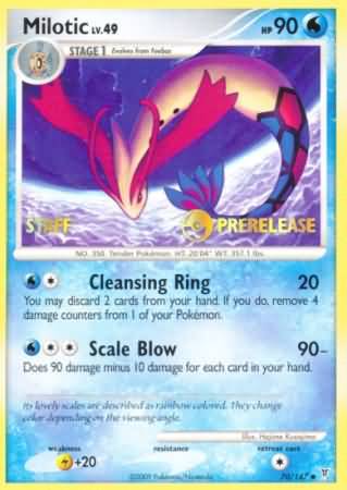 Milotic - 70/147 (Prerelease) [Staff]/147  Nintendo Promos - Promo