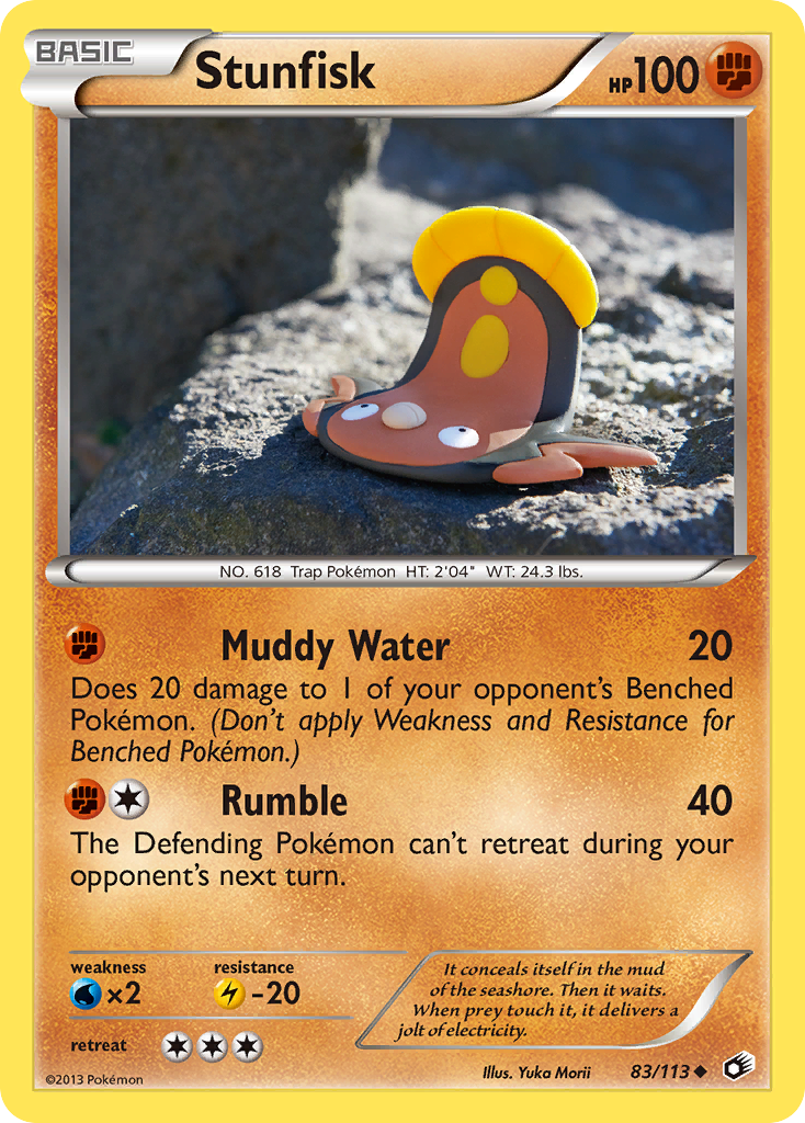 Stunfisk 083  Legendary Treasures - Uncommon