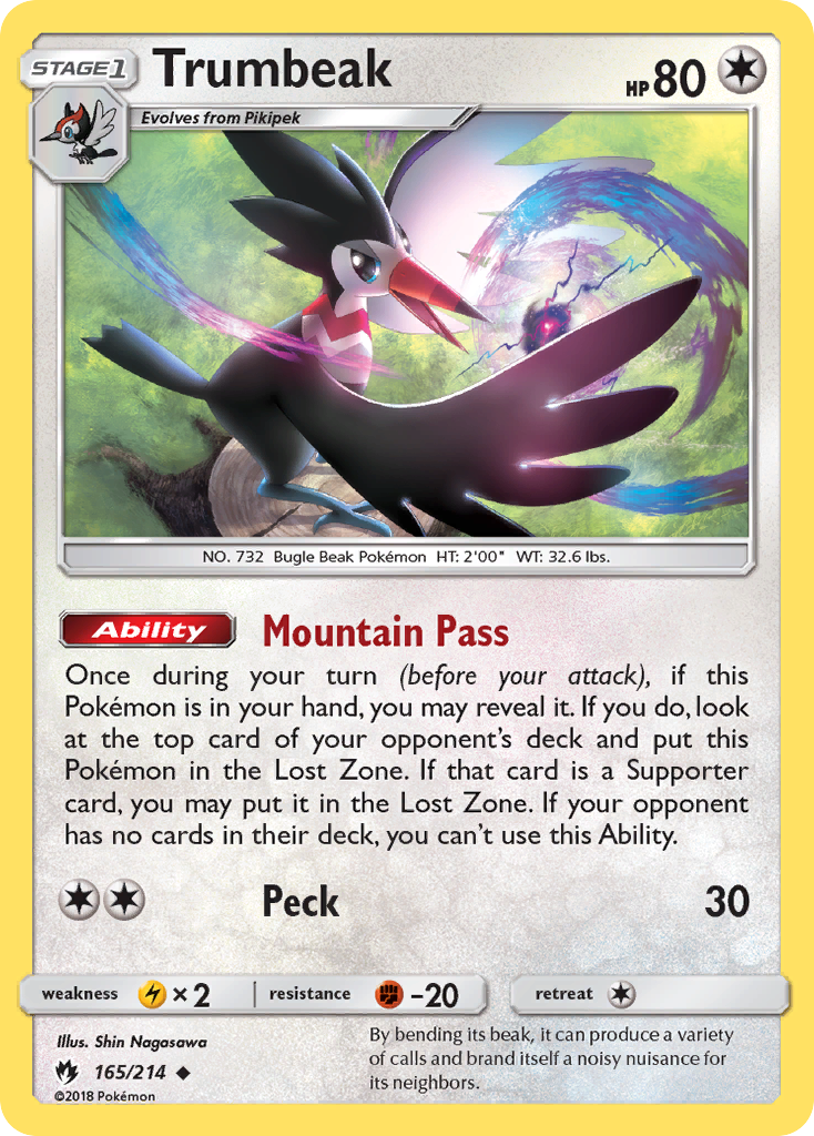Trumbeak 165  SM  Lost Thunder - Uncommon