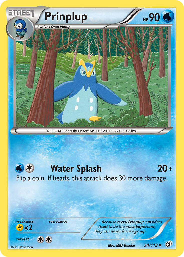 Prinplup  Legendary Treasures - Uncommon