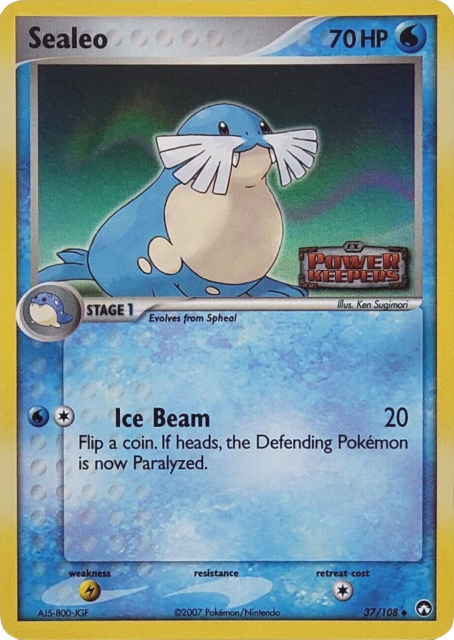 Sealeo/108  - Reverse Holofoil Power Keepers - Uncommon
