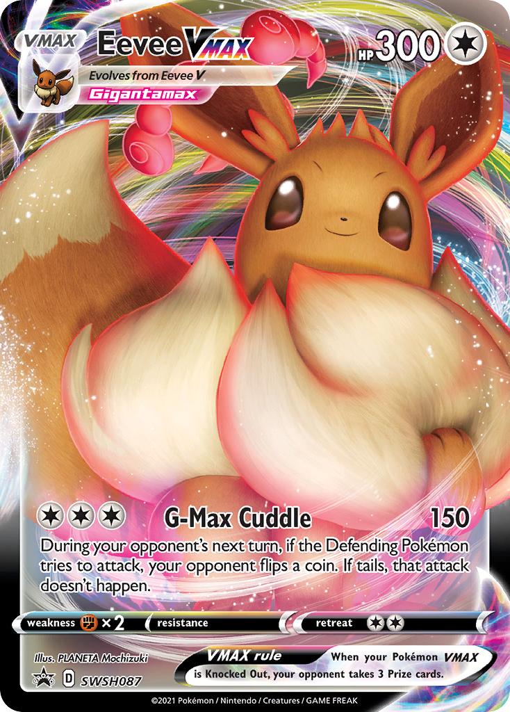 Eevee VMAX SWSH087  - Holofoil SWSH Sword & Shield Promo Cards - Promo