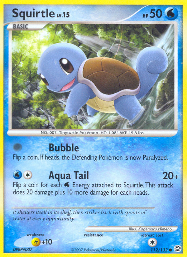 Squirtle 112  Secret Wonders - Common