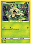 Shroomish 004  Shining Legends - Common