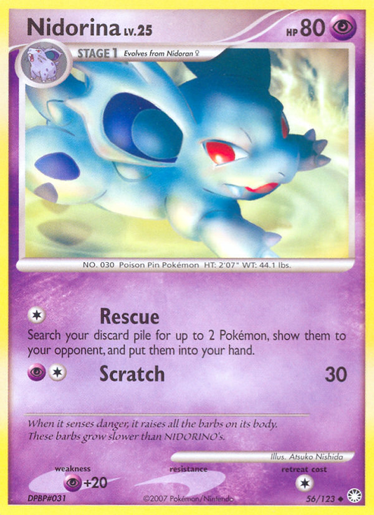 Nidorina 056/123  Mysterious Treasures - Uncommon