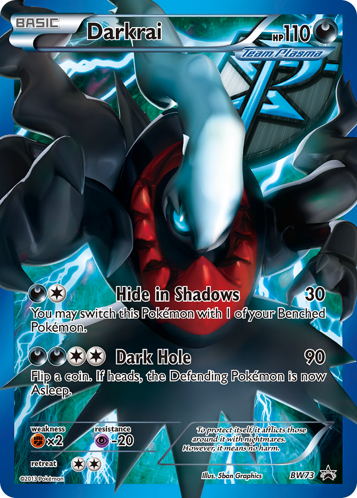 Darkrai (Team Plasma) - BW73  - Holofoil Black and White Promos - Promo