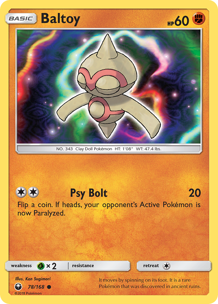 Baltoy  SM  Celestial Storm - Common