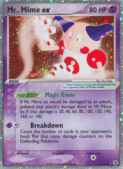 Mr. Mime ex - 111/112/112  - Holofoil FireRed & LeafGreen - Ultra Rare