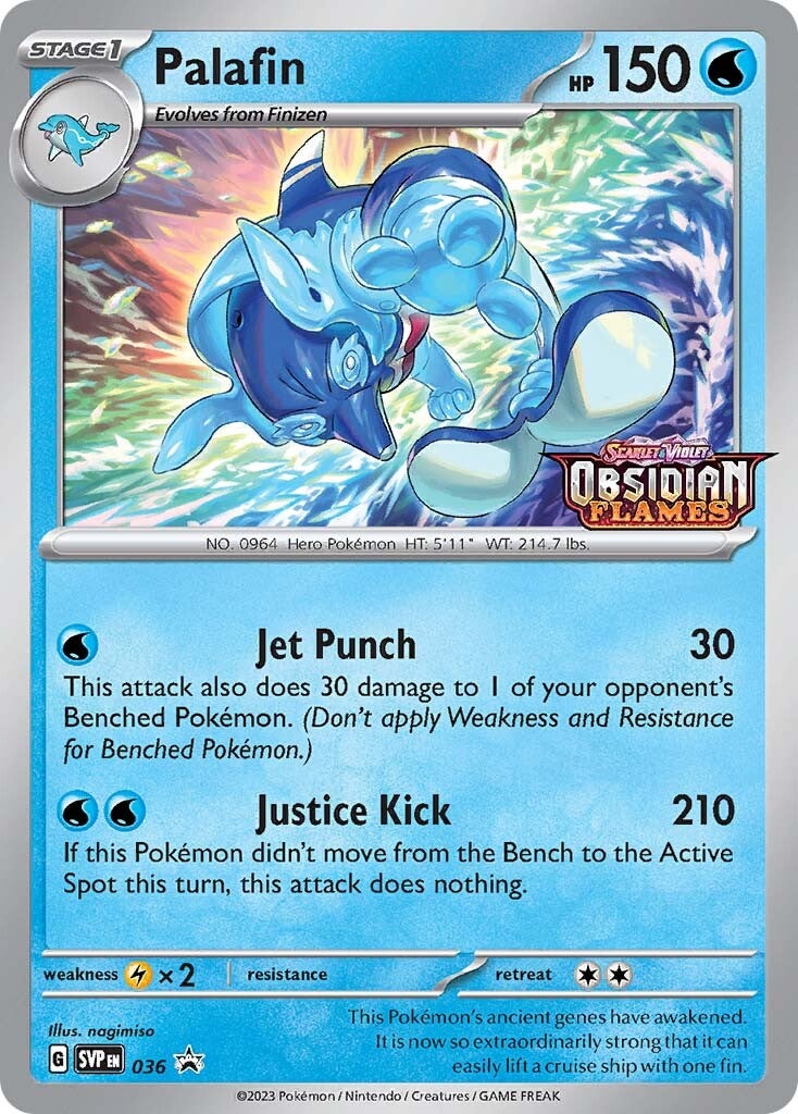 Palafin 036  - Holofoil SV Scarlet & Violet Promo Cards - Promo
