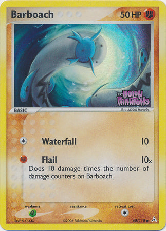 Barboach 060  - Reverse Holofoil Holon Phantoms - Common