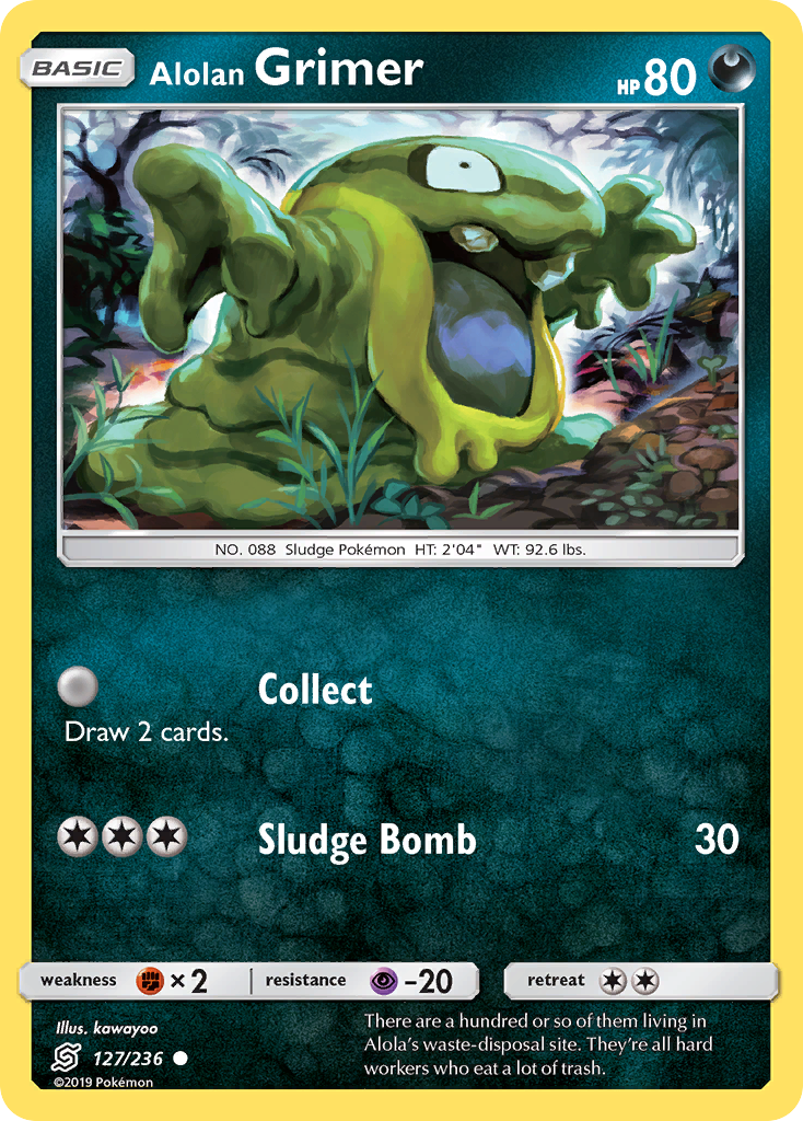 Alolan Grimer 127  SM  Unified Minds - Common