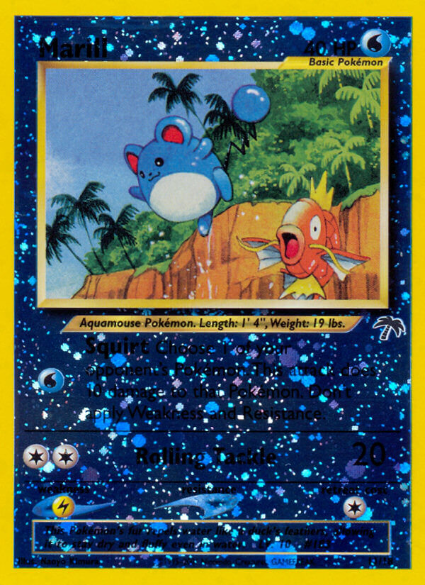 Marill 011  - Reverse Holofoil Southern Islands - Promo