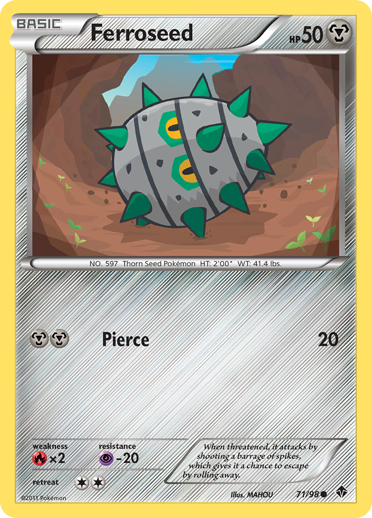 Ferroseed (71)  Emerging Powers - Common