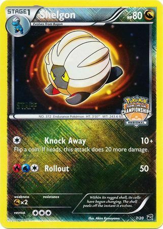 Shelgon - 7/20 (Regional Championships) [Staff]/20  - Reverse Holofoil League & Championship Cards - Promo