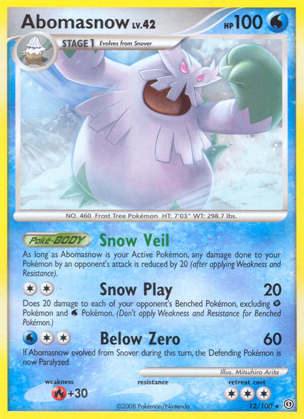 Abomasnow  Stormfront - Rare