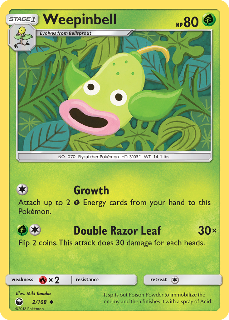 Weepinbell  SM  Celestial Storm - Uncommon