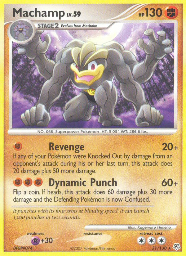 Machamp  Diamond and Pearl - Rare