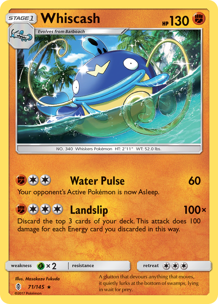 Whiscash  SM  Guardians Rising - Rare