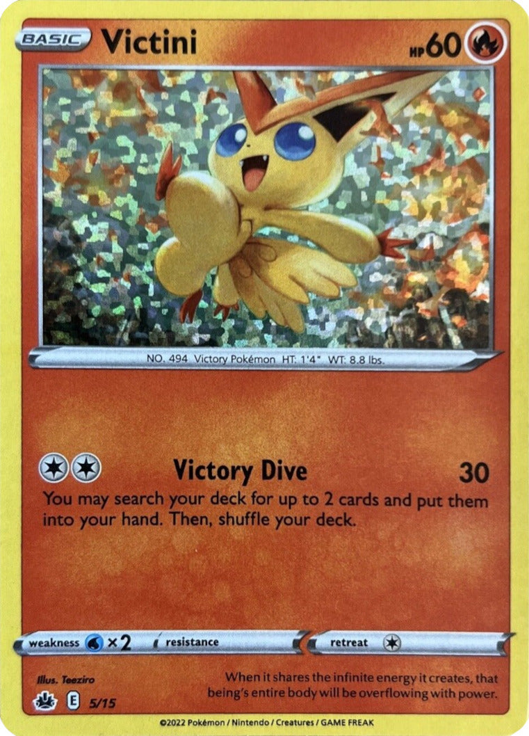Victini 005/15  - Holofoil McDonalds Promos 2022 - Promo