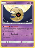 Lunatone  - Holofoil SM  Celestial Storm - Holo Rare