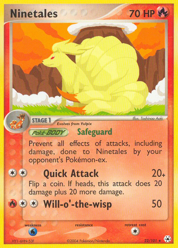 Ninetales  Hidden Legends - Rare