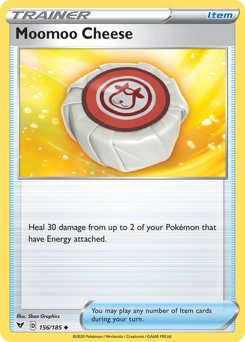 Moomoo Cheese 156  SWSH04 Vivid Voltage - Uncommon