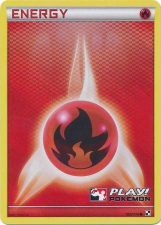 Fire Energy 106/114  - Holofoil League & Championship Cards - Promo