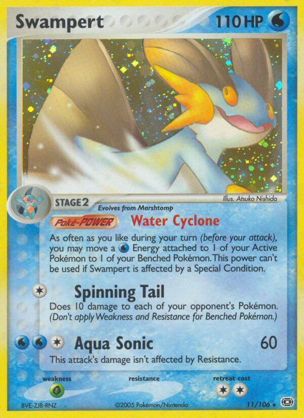 Swampert - 11/106 (EX Emerald)/106  Deck Exclusives - Rare