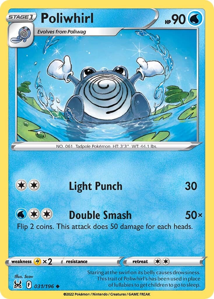 Poliwhirl 031  SWSH11 Lost Origin - Uncommon