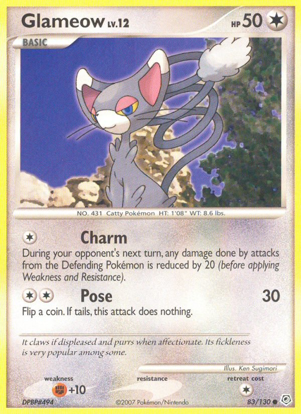Glameow  Diamond and Pearl - Common