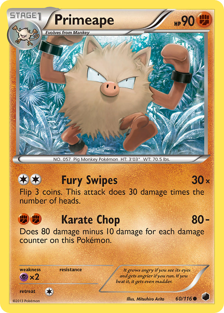 Primeape 060  Plasma Freeze - Common
