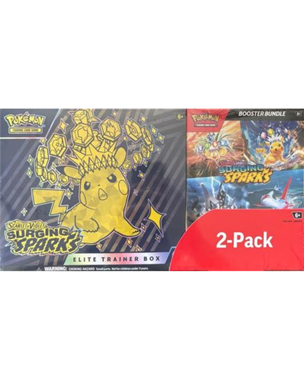 Costco Pokemon Surging Sparks 2-Pack Trainer Box and Booster Bundle