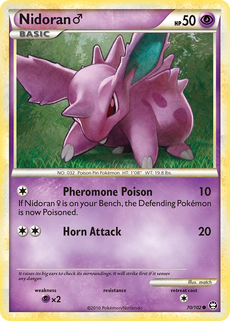 Nidoran M 070  Triumphant - Common