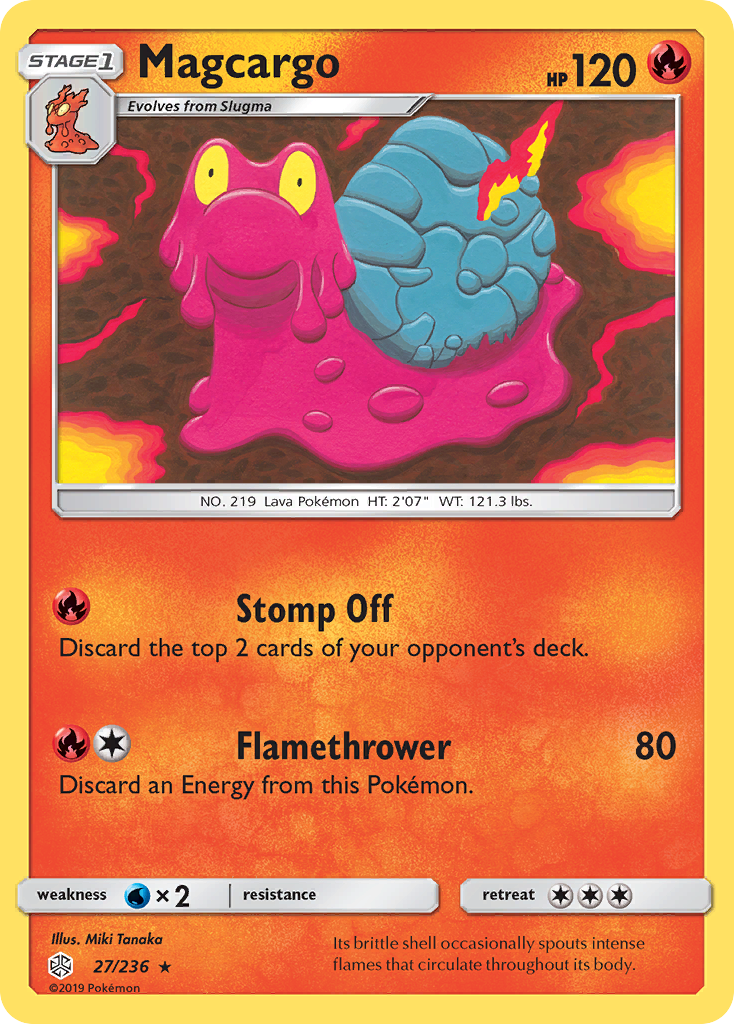 Magcargo  SM  Cosmic Eclipse - Rare