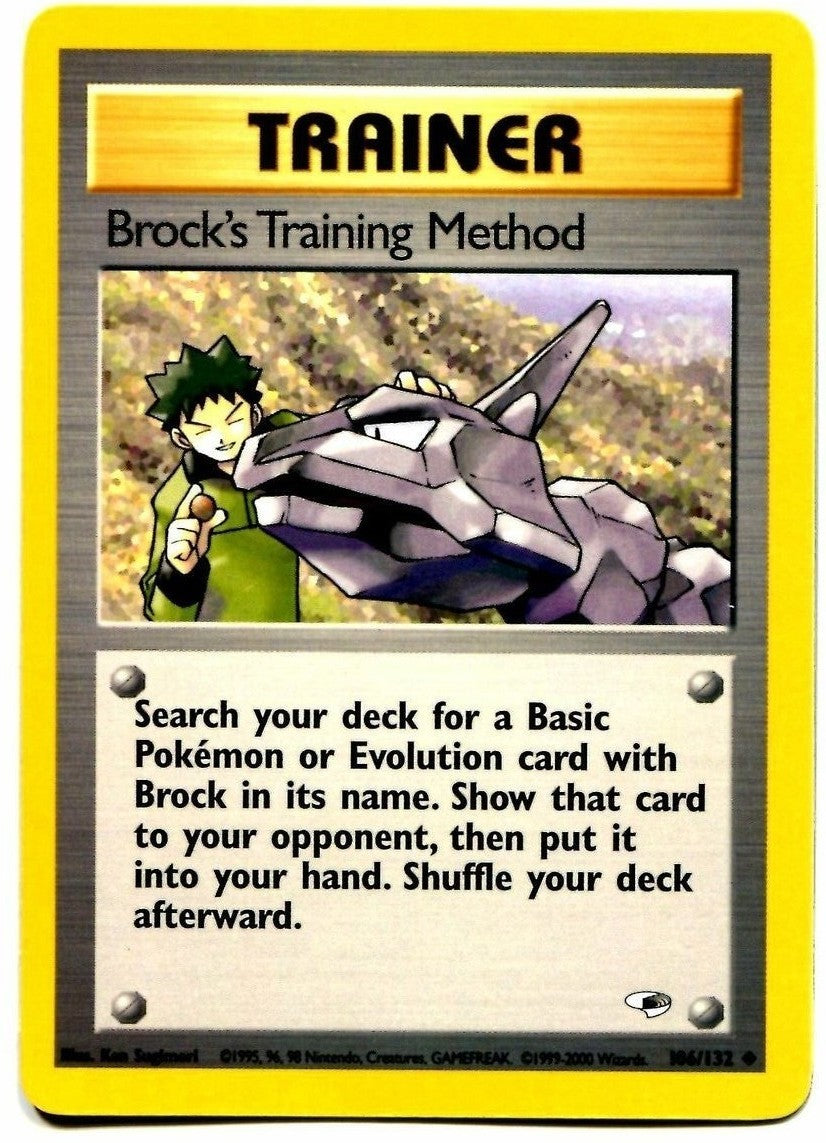 Brock's Training Method 106  - Unlimited Gym Heroes - Uncommon