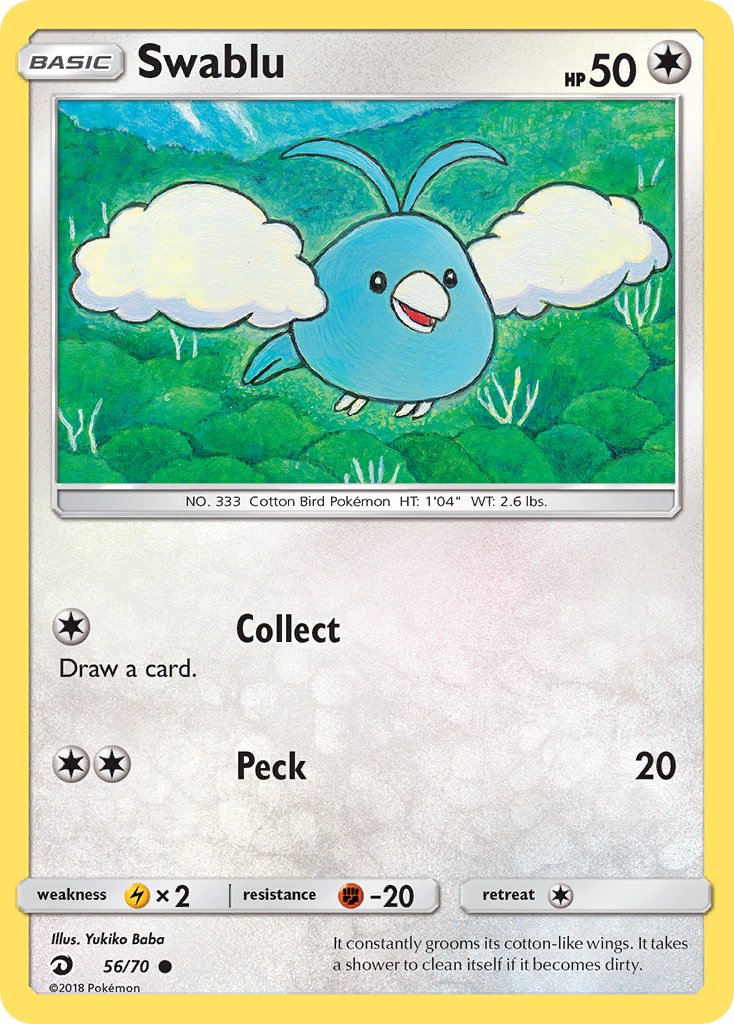 Swablu (56) 056/70  Dragon Majesty - Common