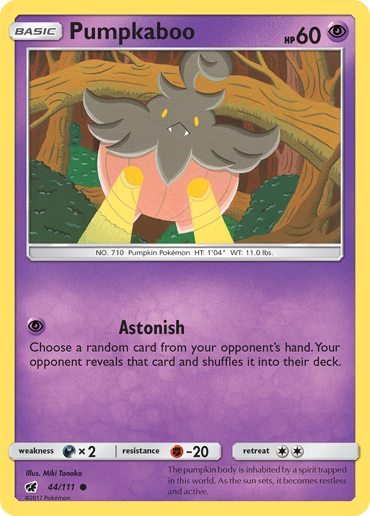 Pumpkaboo 044  SM  Crimson Invasion - Common