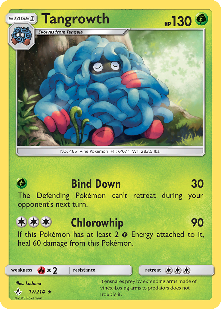 Tangrowth  SM  Unbroken Bonds - Rare