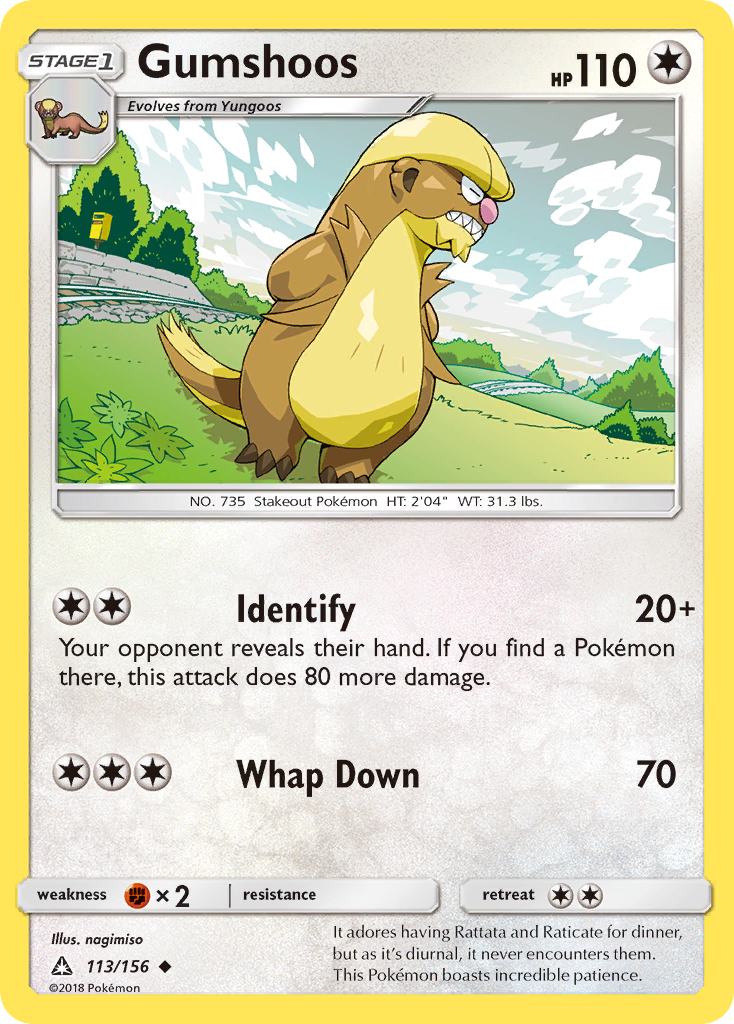 Gumshoos  SM  Ultra Prism - Uncommon