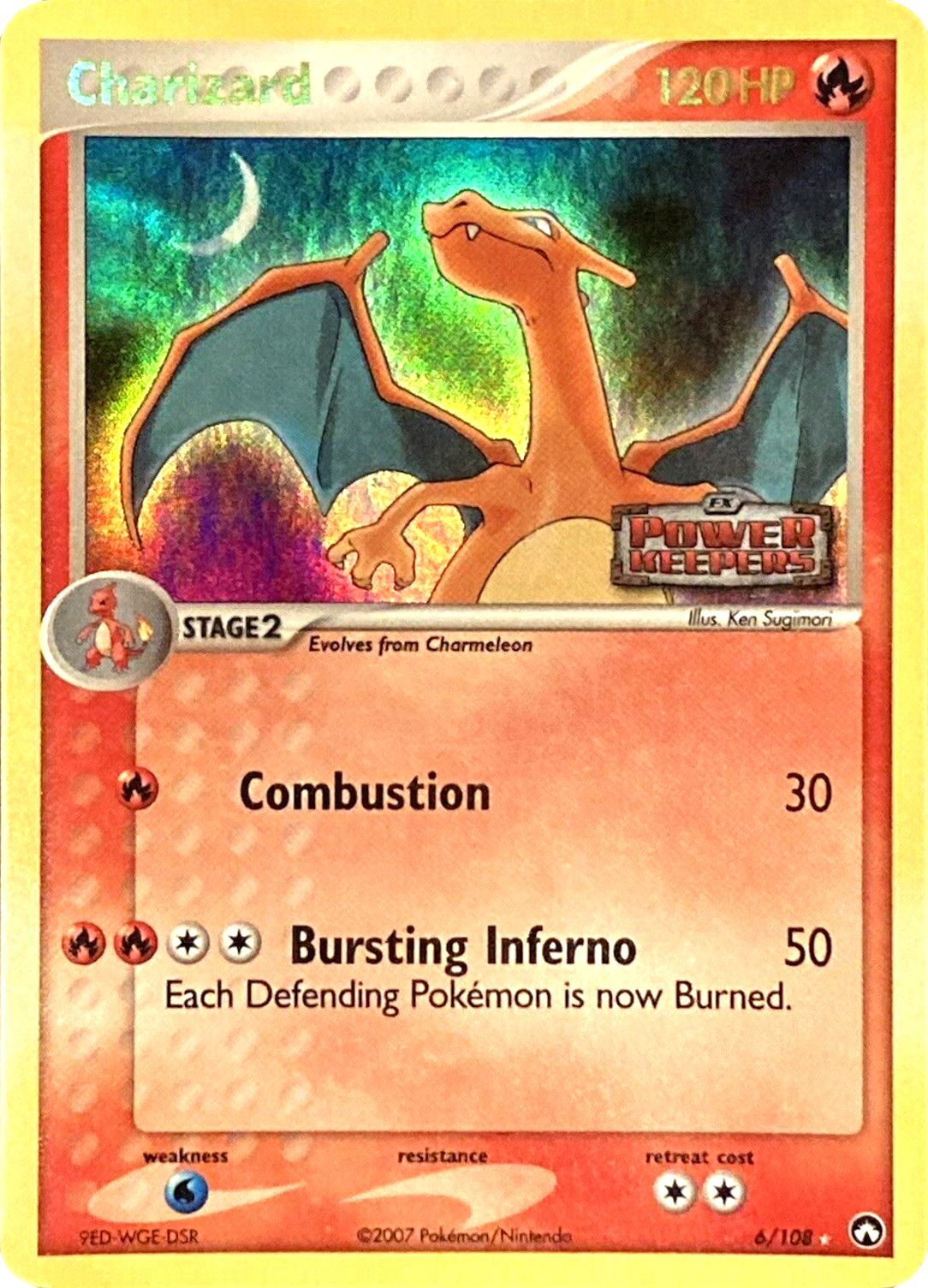 Charizard  - Reverse Holofoil Power Keepers - Holo Rare