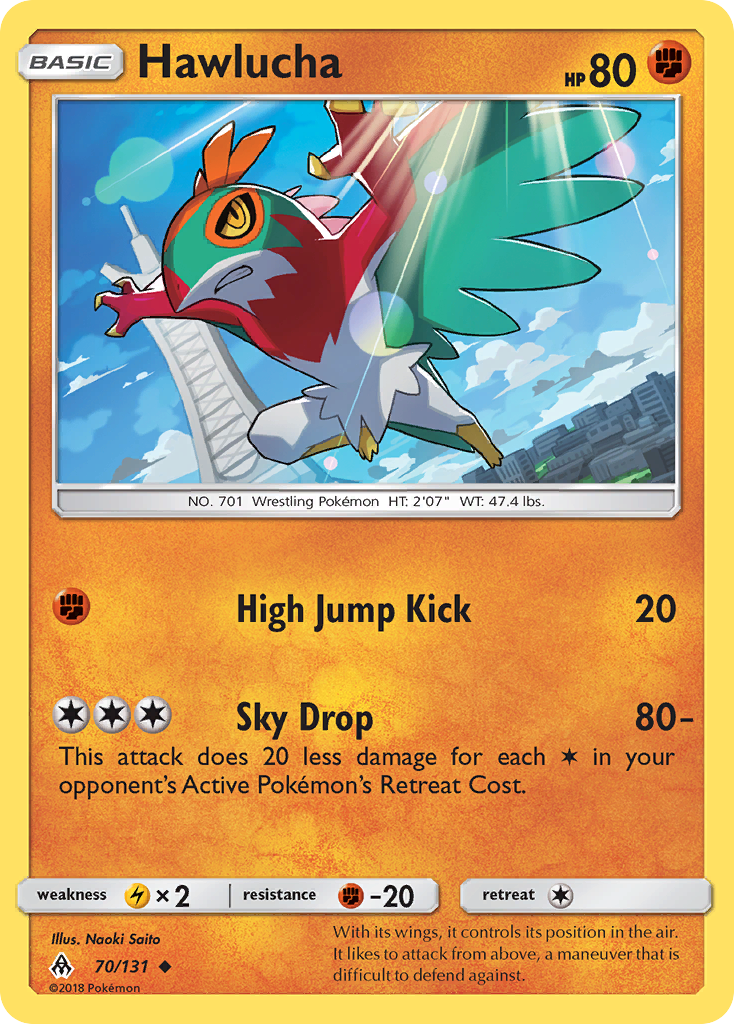 Hawlucha 070  SM  Forbidden Light - Uncommon