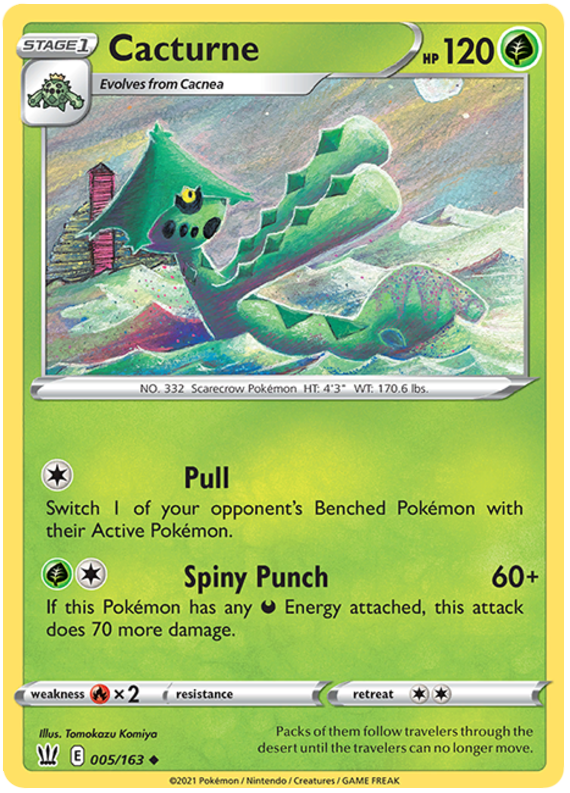 Cacturne 005  SWSH05 Battle Styles - Uncommon